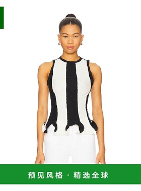 1h可退 香港直邮Msgm 女士 无袖上衣 3842MDT05Y257317 black黑色