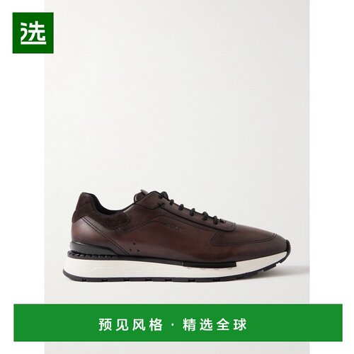 香港直邮Berluti 伯尔鲁帝 男士 Fast Track Venezia 山羊皮边全