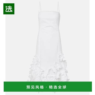 花朵装 1h可退 Bella 女士 饰棉质中长连衣裙 香港直邮Simkhai