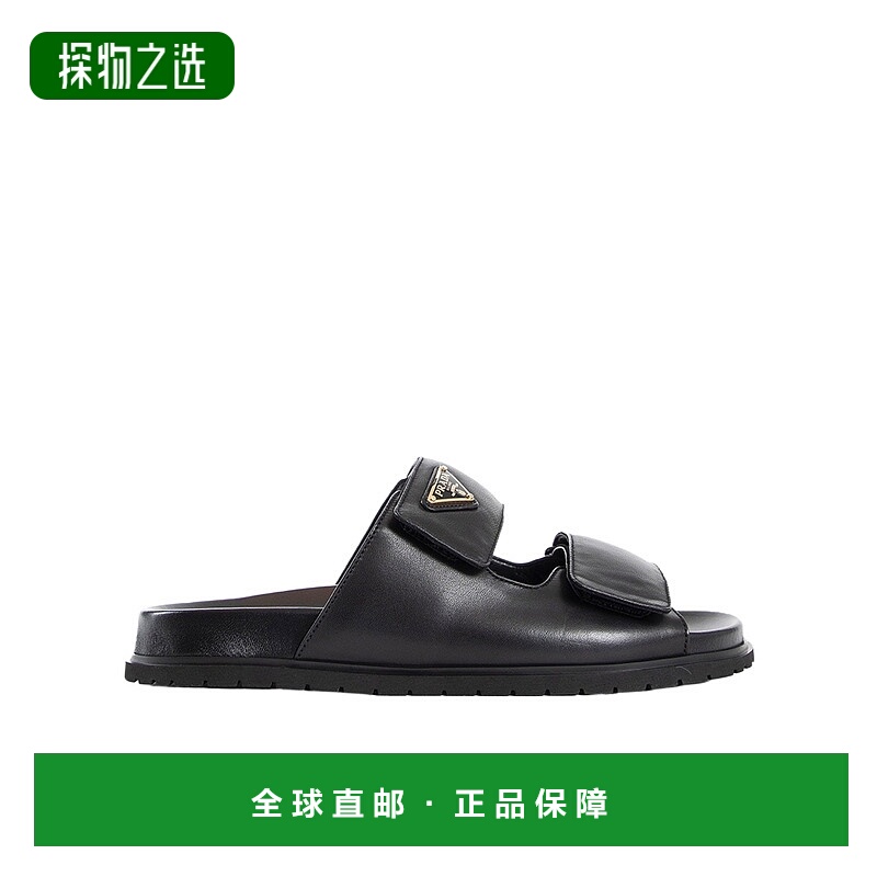 香港直邮Prada 圆头拖鞋 1XX755038