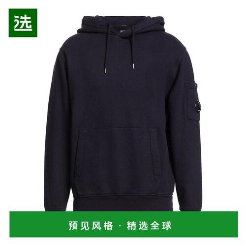 【美国直邮】c．p．company 男士 帽衫运动夹克衫长袖抓绒卫衣