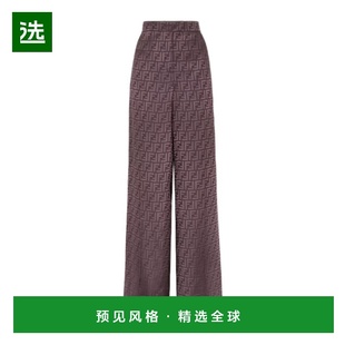 香港直邮Fendi FR6606AJ0Z休闲运动显瘦外穿百搭 FF真丝休闲裤
