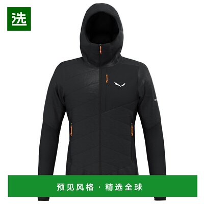 香港直邮SALEWA 男士户外软壳衣 0055072BLACKOUT CO 黑色