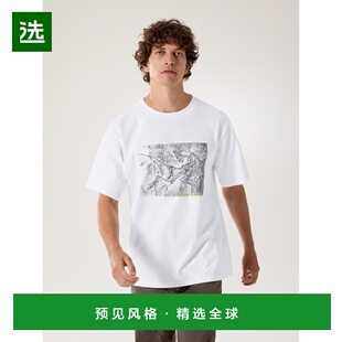 1h可退 欧洲直邮ARCTERYX 男士Kragg Lithographica纯棉T恤始祖鸟