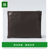 香港直邮The 皮革手包 Row 1h可退 男士 Allegra brown棕色 舒适