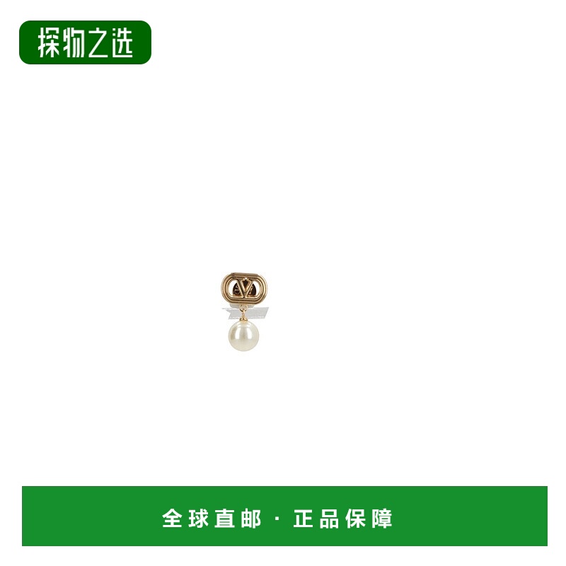 香港直邮valentino 华伦天奴 女士 金色铜耳环 7W0J0Y78UXM