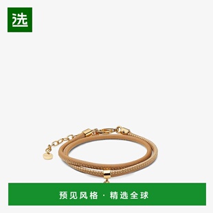 欧洲直邮FENDI Fendi 2025新品 Forever 驼色 Bracelet 1h可退