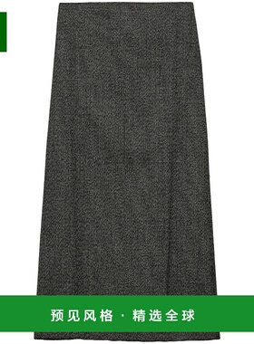 1h可退 香港直邮Prada 普拉达 女士 黑色半身裙 P117Y15K8F0002