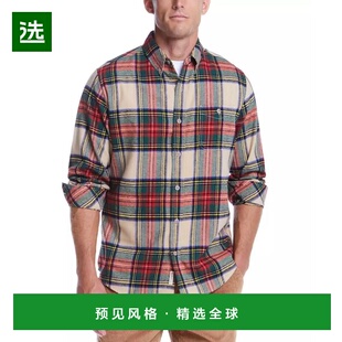 1h可退 【美国直邮】Weatherproof Vintage 男士格子法兰绒衬衫