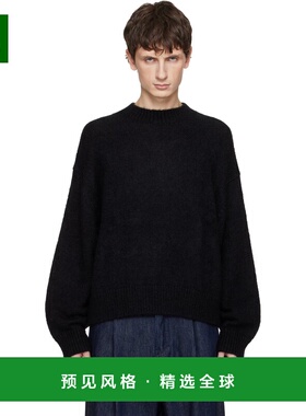1h可退 香港直邮Studio Nicholson 男士 黑色 Wynn 毛衣 WYNNSN14