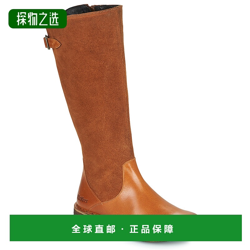 欧洲直邮Kickers 女士 长筒靴 KICK TITANIUM