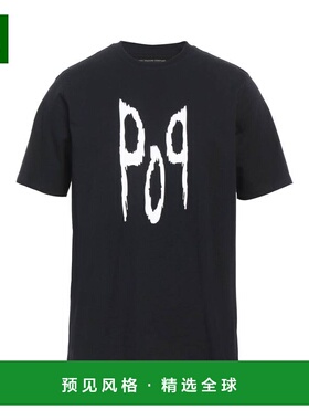 1h可退 香港直邮POP TRADING COMPANY 男士 T恤 black黑色 舒适时