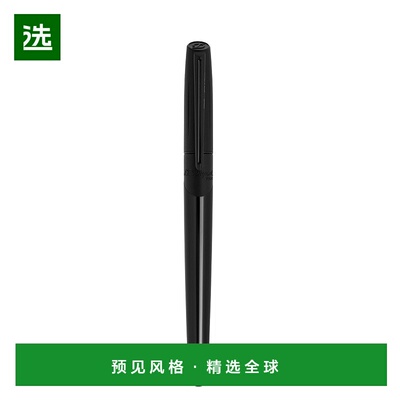 欧洲直邮S.T.Dupont法国都彭 DEFI MILLENIUM男女通用黑色黄钢笔