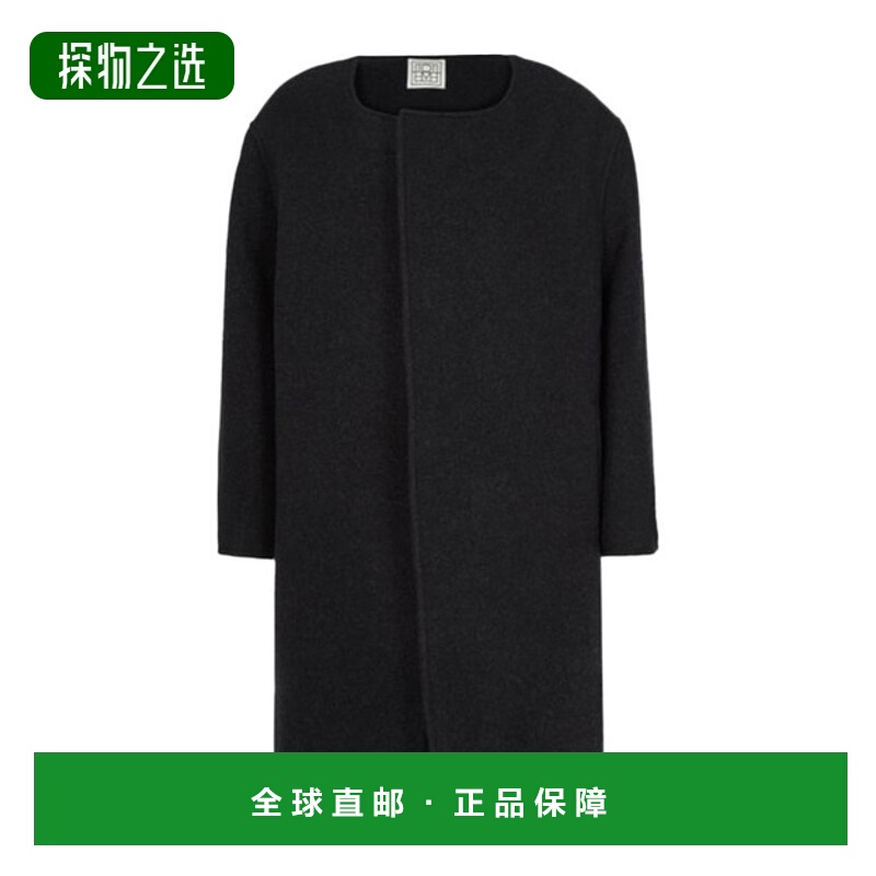 香港直邮Toteme 圆领长袖大衣 TOT73689