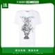 99新未使用 香港直邮Valentino 花卉logo T恤 BMG08X5UE