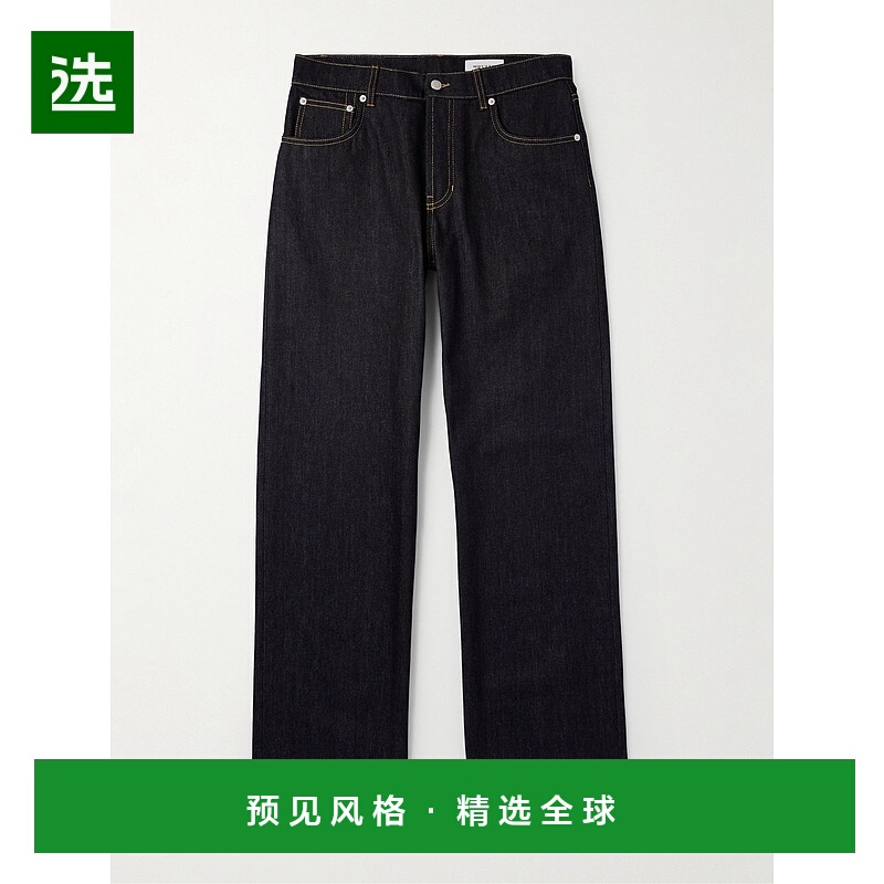 香港直邮mcqueen 亚历山大·麦昆 男士 阔腿牛仔裤 839142QYAAB