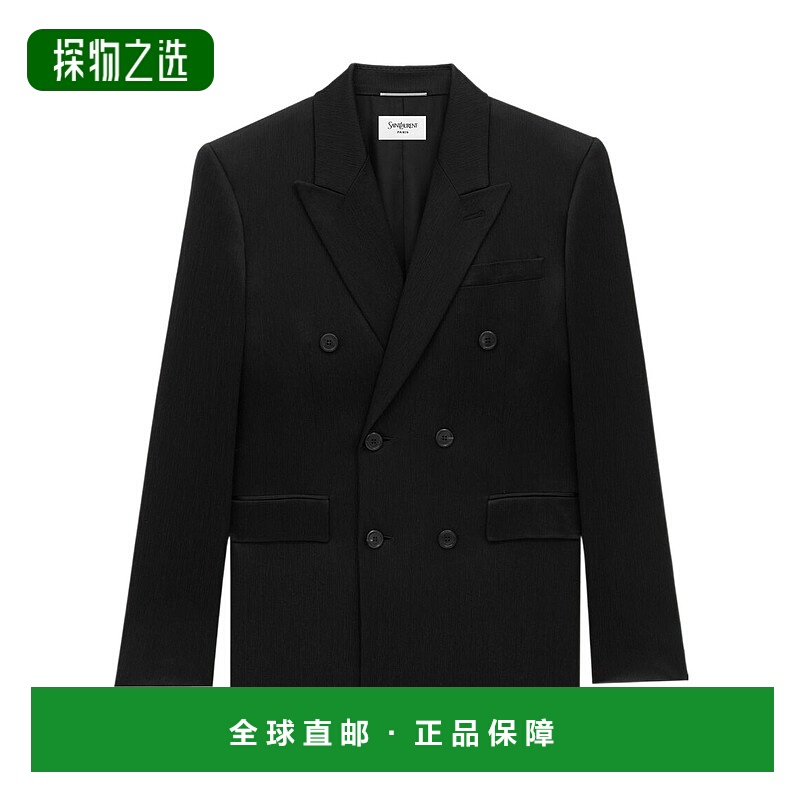 香港直邮Saint Laurent 双排扣西装外套 817668Y2L11