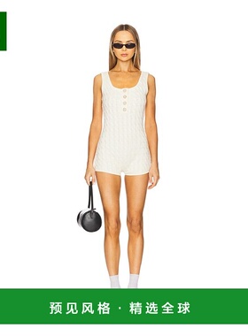 1h可退 香港直邮Frame Denim 女士 麻花扭纹连体衣 WS25KJS001