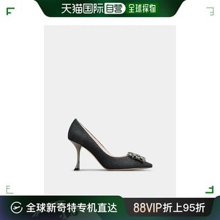 Bouquet 欧洲直邮ROGER VIVIER 水钻扣亮片面料高跟鞋