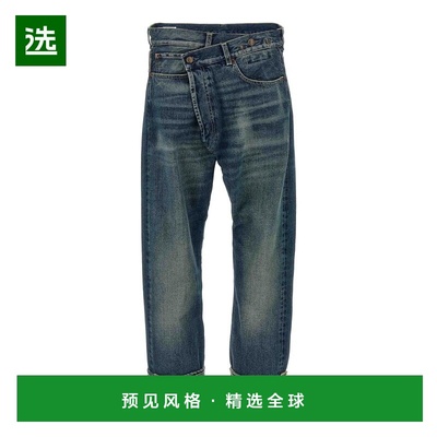 香港直邮R13 女士休闲裤 R13WD193D341A AW2025 蓝色 Cuffed Cros