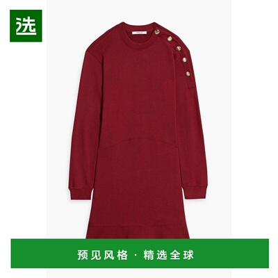 1h可退 【美国直邮】DEREK LAM 10 CROSBY Camden纽扣装饰法棉毛