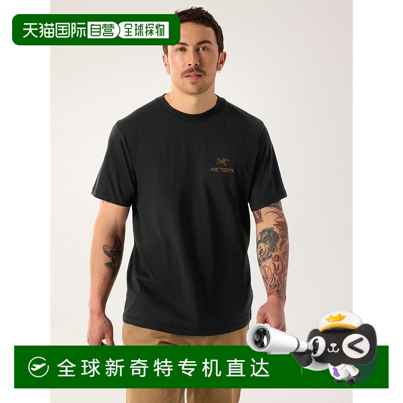 1h可退 欧洲直邮Arc'teryx始祖鸟 KRAGG SL棉质鸟标短袖衬衫 男装