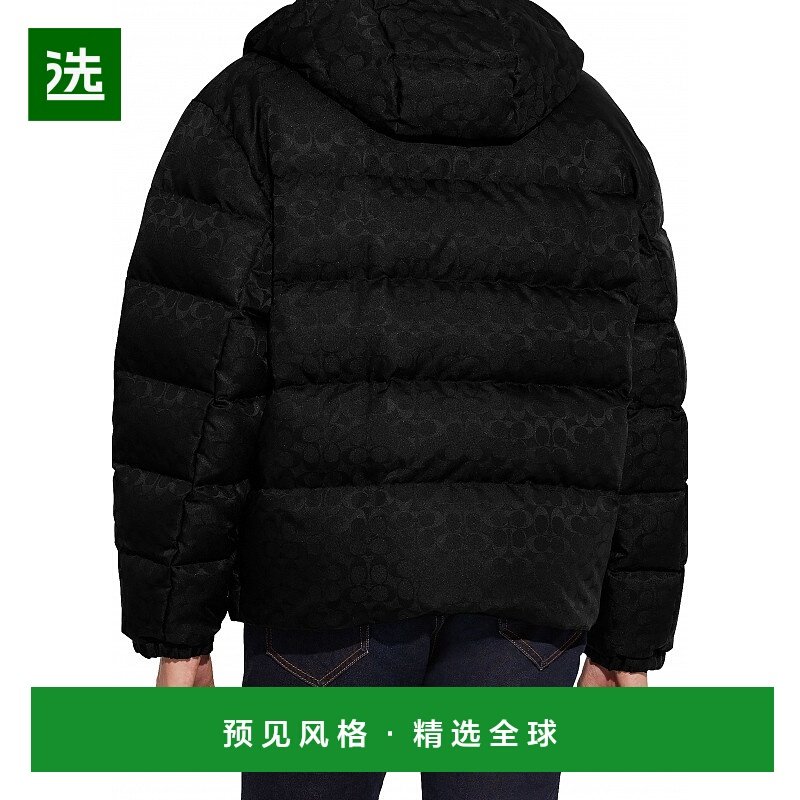 欧洲直邮Coach蔻驰/ 再生聚酯纤维连帽羽绒服
