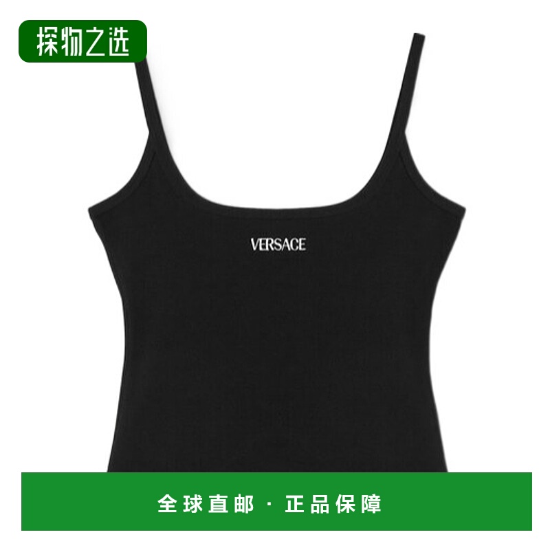 香港直邮Versace Logo罗纹背心 10205241A15461