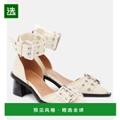 甘尼 舒适时尚 女士 香港直邮GANNI 仿皮浅口鞋 white白色 女鞋