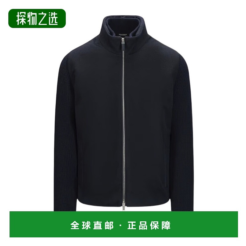 香港直邮Zegna 高领针织开衫 RUGK30A2GCT157