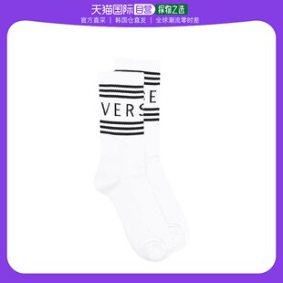 韩国直邮VERSACE23SS袜子男10088351A06357WHITE