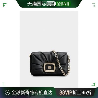 欧洲直邮rogervivier（罗杰·维维亚）女士皮革制品、金属扣单肩/