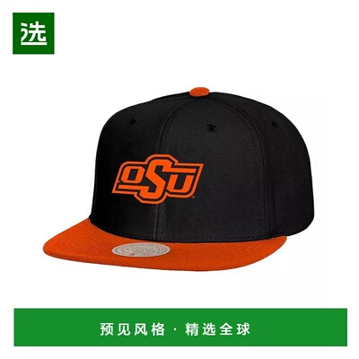 【美国直邮】Mitchell Ness 男士黑橙色俄克拉荷马州立牛仔队双色