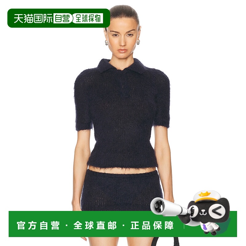 香港直邮Marni 玛尼 女士 绒毛短袖毛衣 POMD0039E0UFU172