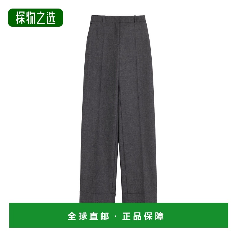 香港直邮Valentino 腰带环休闲裤 BRB6F08VB华伦天奴羊毛