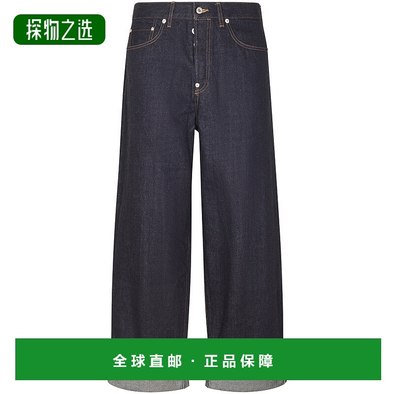 香港直邮kenzo 高田贤三 男士 捲邊牛仔褲 FF65DP4216Q1