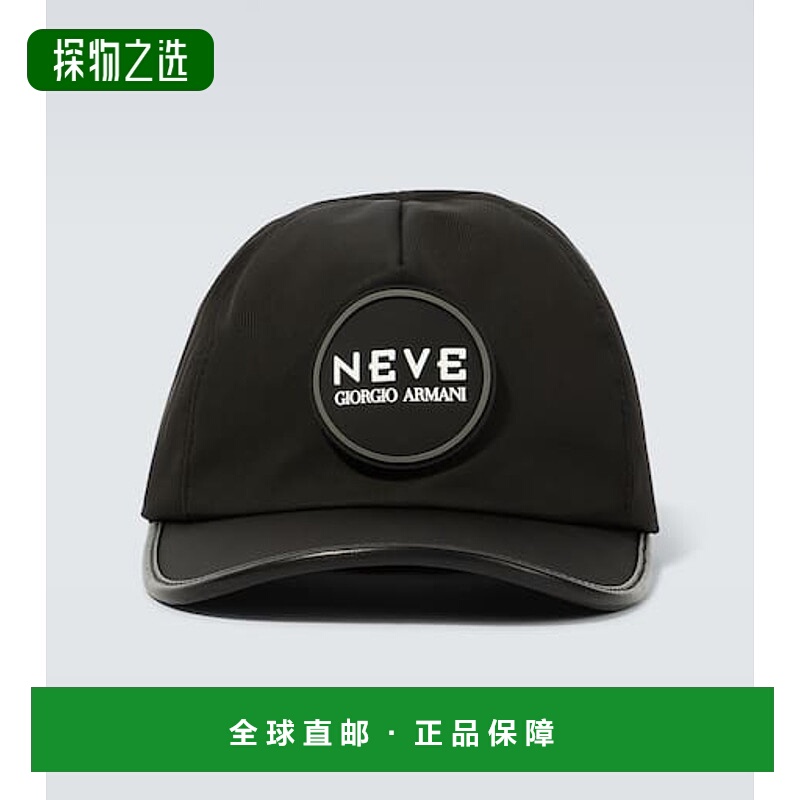 香港直邮armani 阿玛尼 男士 Neve 棒球帽 black黑色 舒适时尚