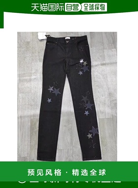 【99新未使用】香港直邮Valentino 直筒牛仔裤 NR3DE01C BD0 BLAC