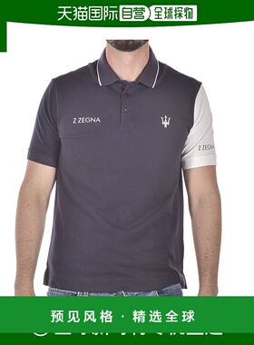 【99新未使用】香港直邮Zegna 短袖polo衫 VP370ZZB600BLU杰尼亚