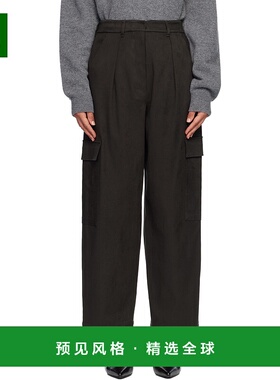 1h可退 香港直邮MaxMara 麦斯玛拉 女士 绿色 Enigma 长裤 252913