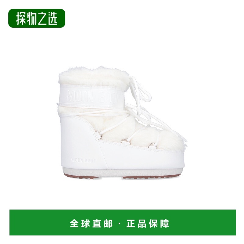 香港直邮moon boot 月亮靴 女士 Moon 白色靴子 80D1409390A002