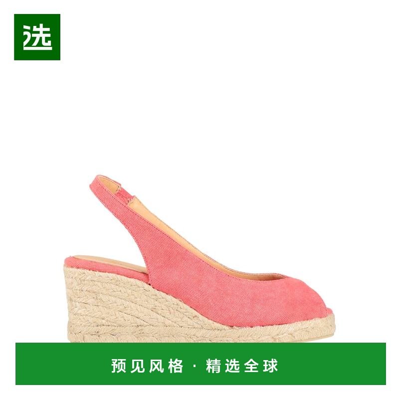 1h可退 香港直邮CastaÑer 女士 帆布面凉鞋 red红色 舒适时尚,女鞋,休闲凉鞋,淘宝优惠券,粉丝福利购,淘宝优惠卷