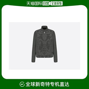 Harrington 欧洲直邮DIOR微型 脚图案 夹克 风格