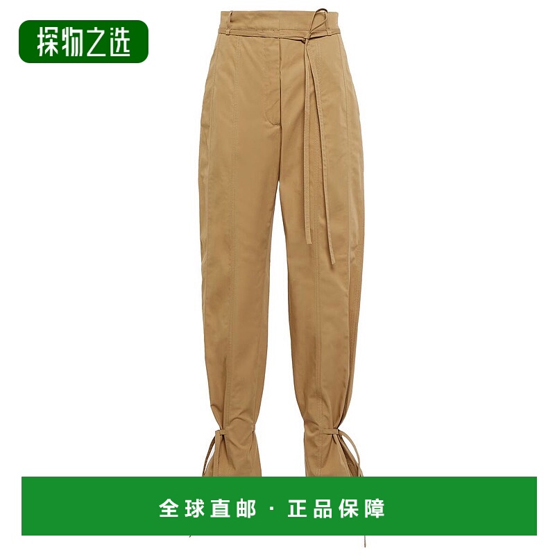 香港直邮Acne Studios 艾克妮 女士 高腰锥形棉质长裤 000857