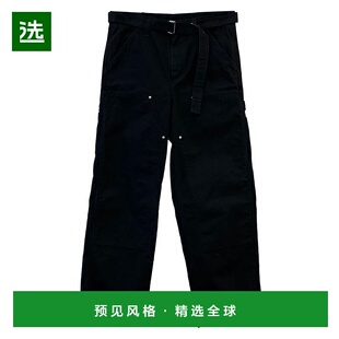 1h可退 香港直邮Sacai 男士 SACAI X CARHARTT WIP 黑色裤子 2500