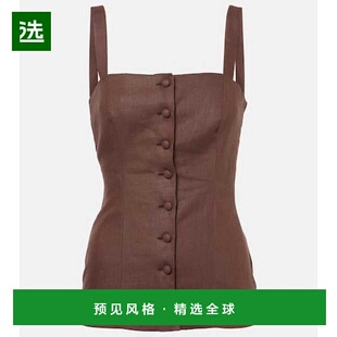 1h可退 香港直邮FAITHFULL THE BRAND 女士 Corbiere 亚麻背心