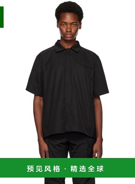 1h可退 香港直邮1017 ALYX 9SM 男士 黑色插扣衬衫 AAUSH0102FA04