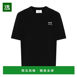 Paris 时尚 圆领徽标T恤 正品 高级感 UTS024D726.短袖 香港直邮Ami