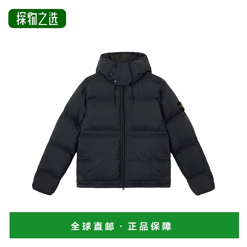 1h可退 香港直邮Stone Island 石头岛 男士 抽繩連帽羽絨夾克 K2S