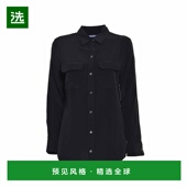 black黑色 1h可退 舒 黑色衬衫 Q23E231 香港直邮EQUIPMENT 女士